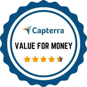 Capterra &mdash; Value for Money 4.5 stars