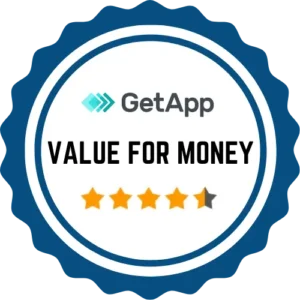 GetApp &mdash; Value for Money 4.5 stars