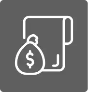 Icon showing money