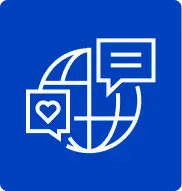 Icon showing web