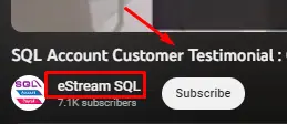 SQL customer testimonial on youtube