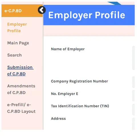 Submission of CP8D