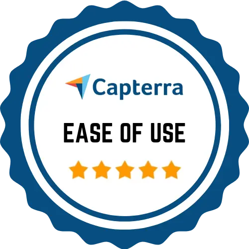 Capterra ease of use award