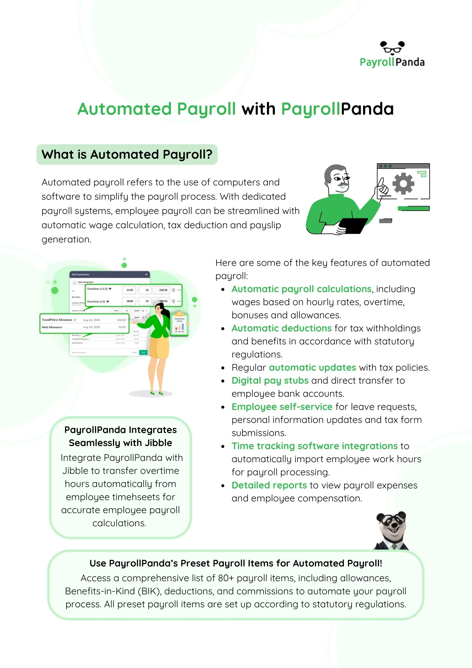 automated payroll with payroll panda