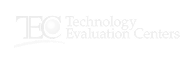 Technology evaluation center logo in white