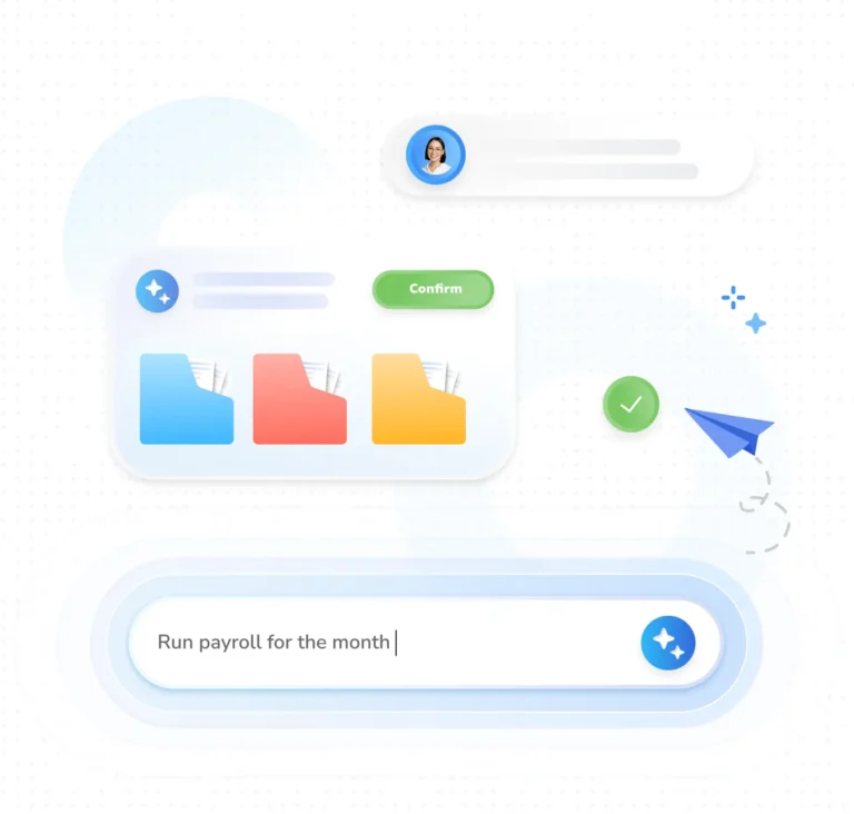 AI assisting with payroll runs