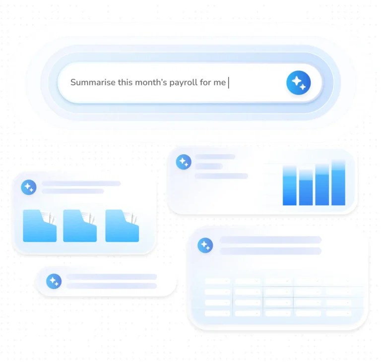 Getting an overview of payroll summaries via AI