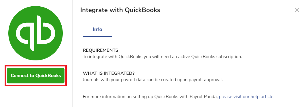How to integrate QuickBooks with PayrollPanda? | PayrollPanda