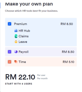 The Swingvy pricing page for their plans and features.