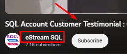 SQL customer testimonial on youtube