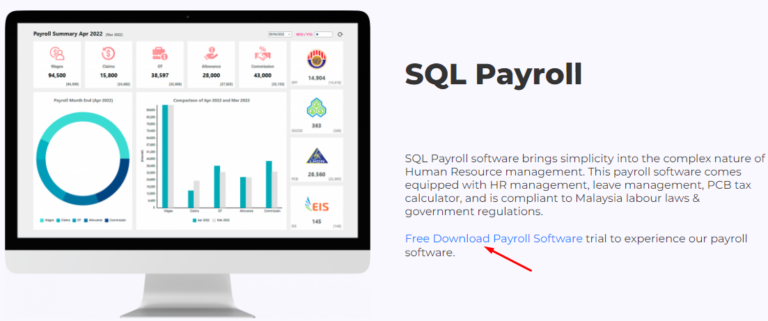 SQL free download payroll software trial link