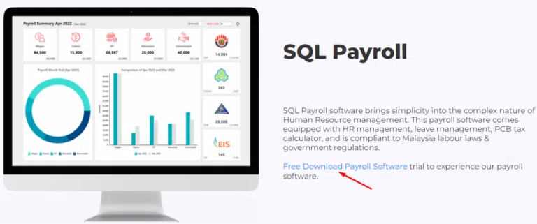 SQL free download payroll software trial link