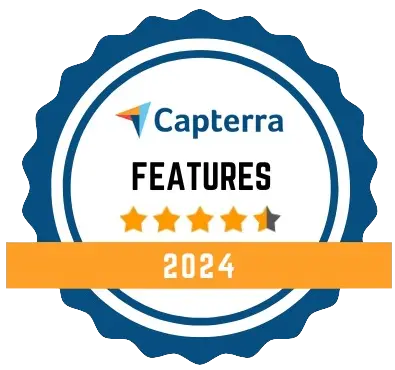 Capterra features award 2024