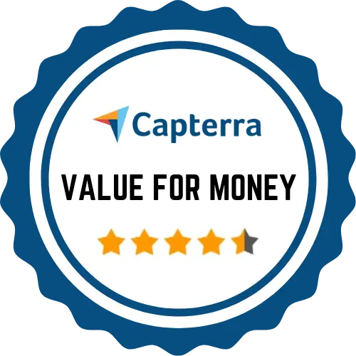 Capterra value for money award