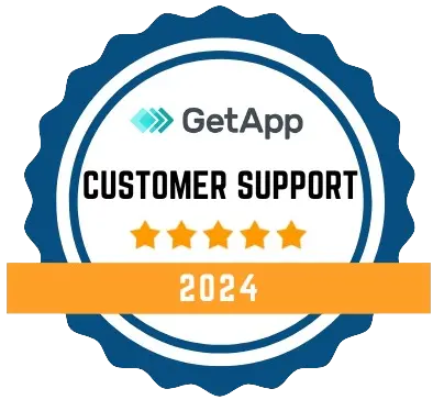 Getapp customer support award 2024
