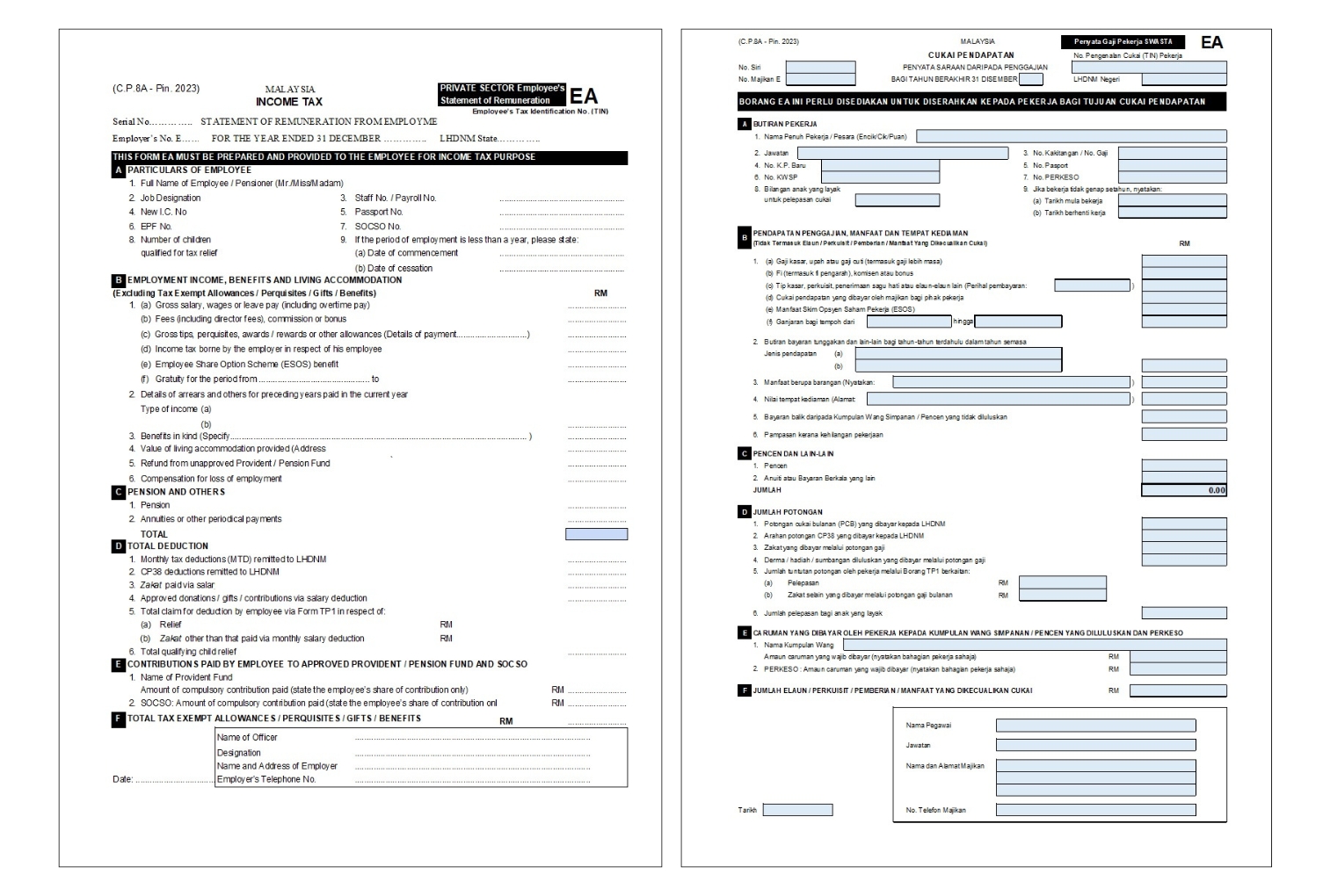 Download your ea form for free payrollpanda