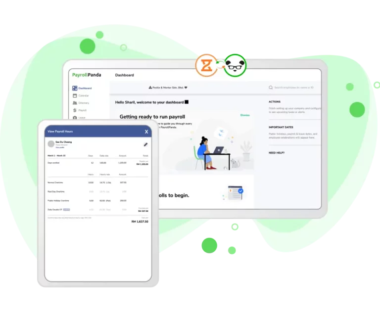 Syncing Jibble with payrollpanda