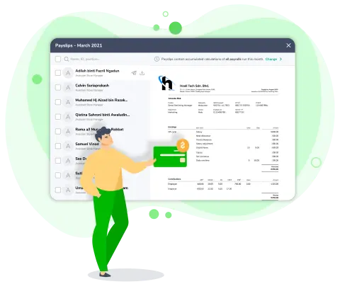 Accessing payslip