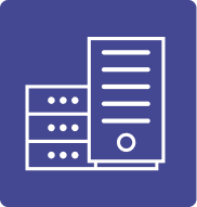 Icon showing drawers and a file