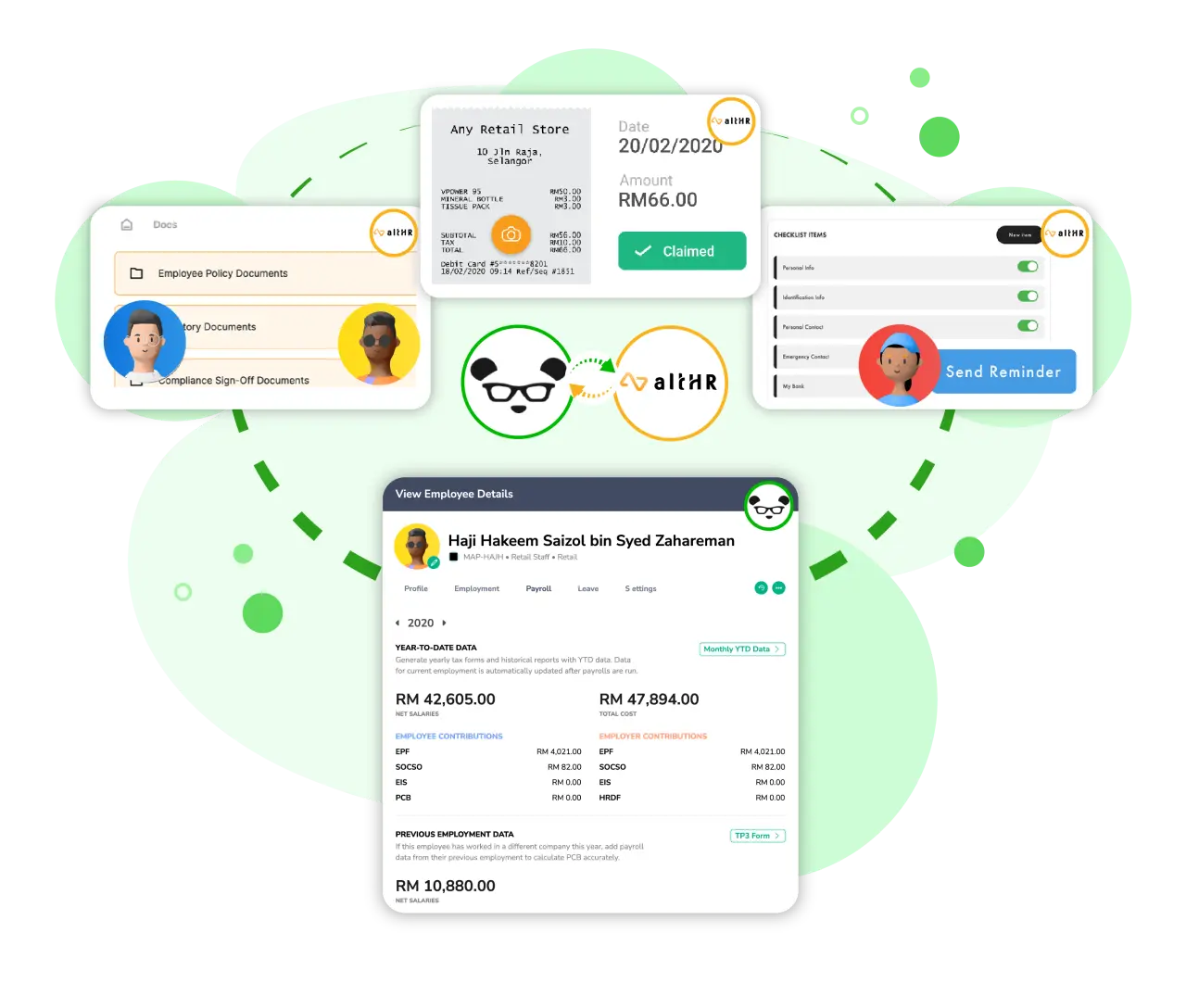 altHR employee details