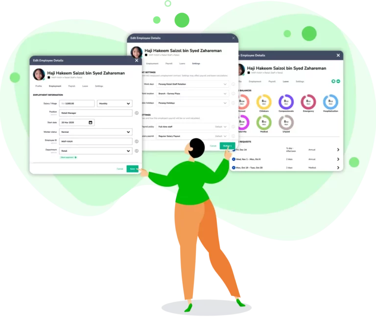 Employee access to self service portal